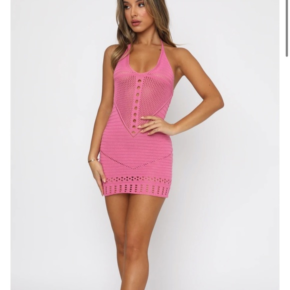 Hot Pink Mini Dress - Picture 5 of 7